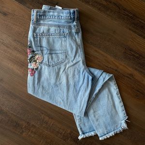 AE Floral Mom Jeans